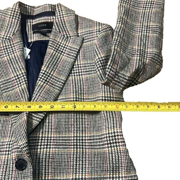 NWT‎ J.CREW SOMMERSET BLAZER IN HOUNDSTOOTH ENGLISH WOOL SIZE 2 - Picture 9 of 13